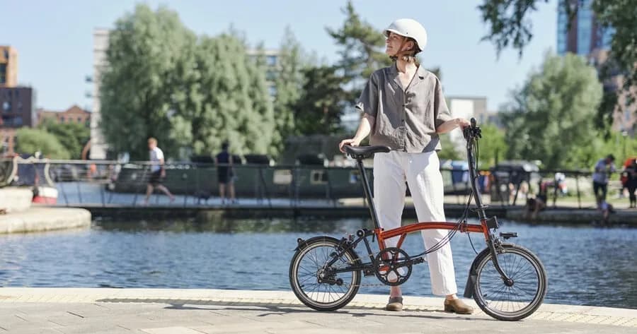 Brompton Electric G Line trong ảnh chính thức của hãng.