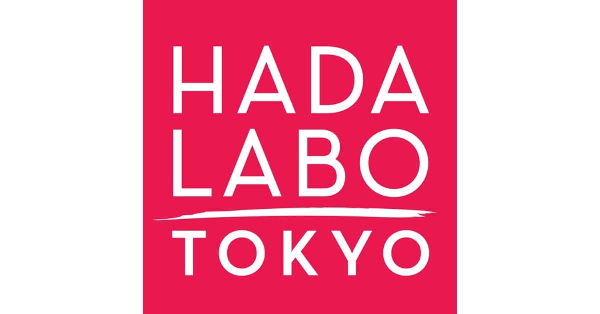 The Hada Labo Tokyo homepage, showing its hydrating skincare range