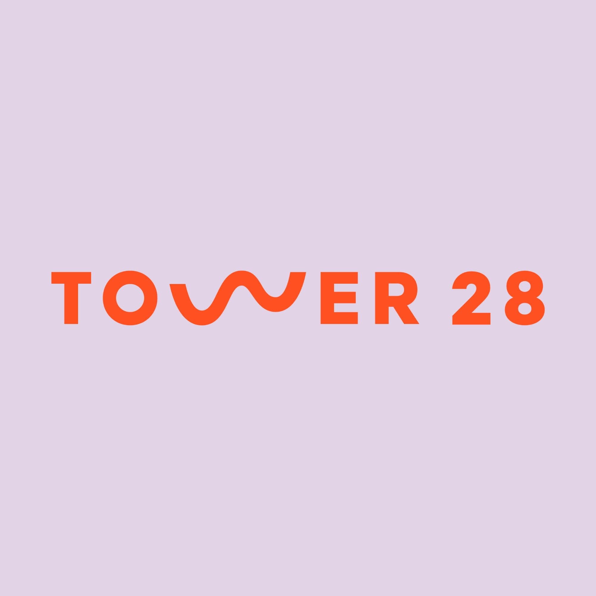 The Tower 28 Beauty homepage, showing its sensitive-skin makeup range