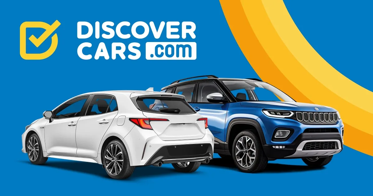 Discover Cars's landing page: the social preview image it publishes