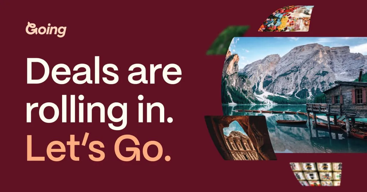 Going's landing page: the social preview image it publishes