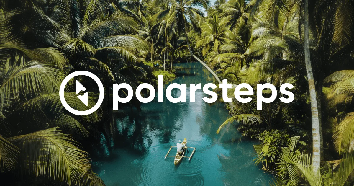 Polarsteps's landing page: the social preview image it publishes