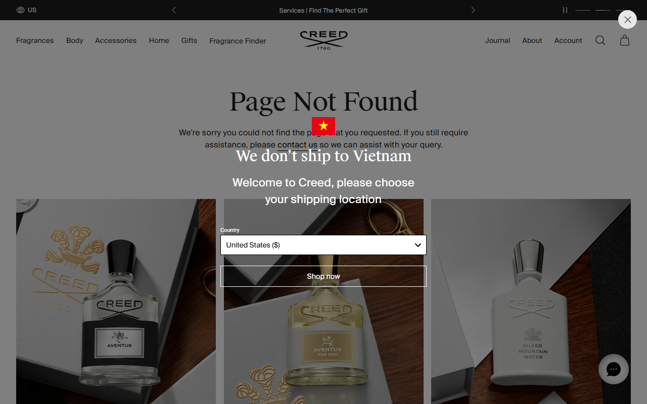 Creed's heritage page, describing the house's claimed history