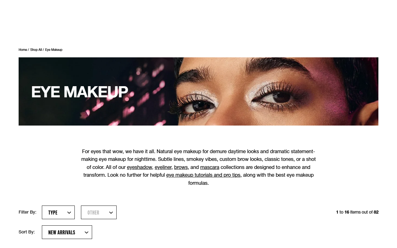Maybelline's face range, showing the Fit Me foundation line