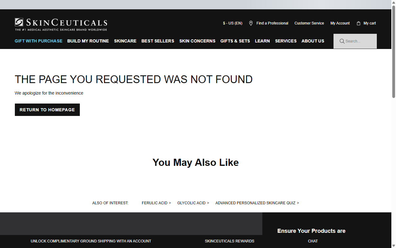 The SkinCeuticals antioxidant range, showing C E Ferulic and Phloretin CF