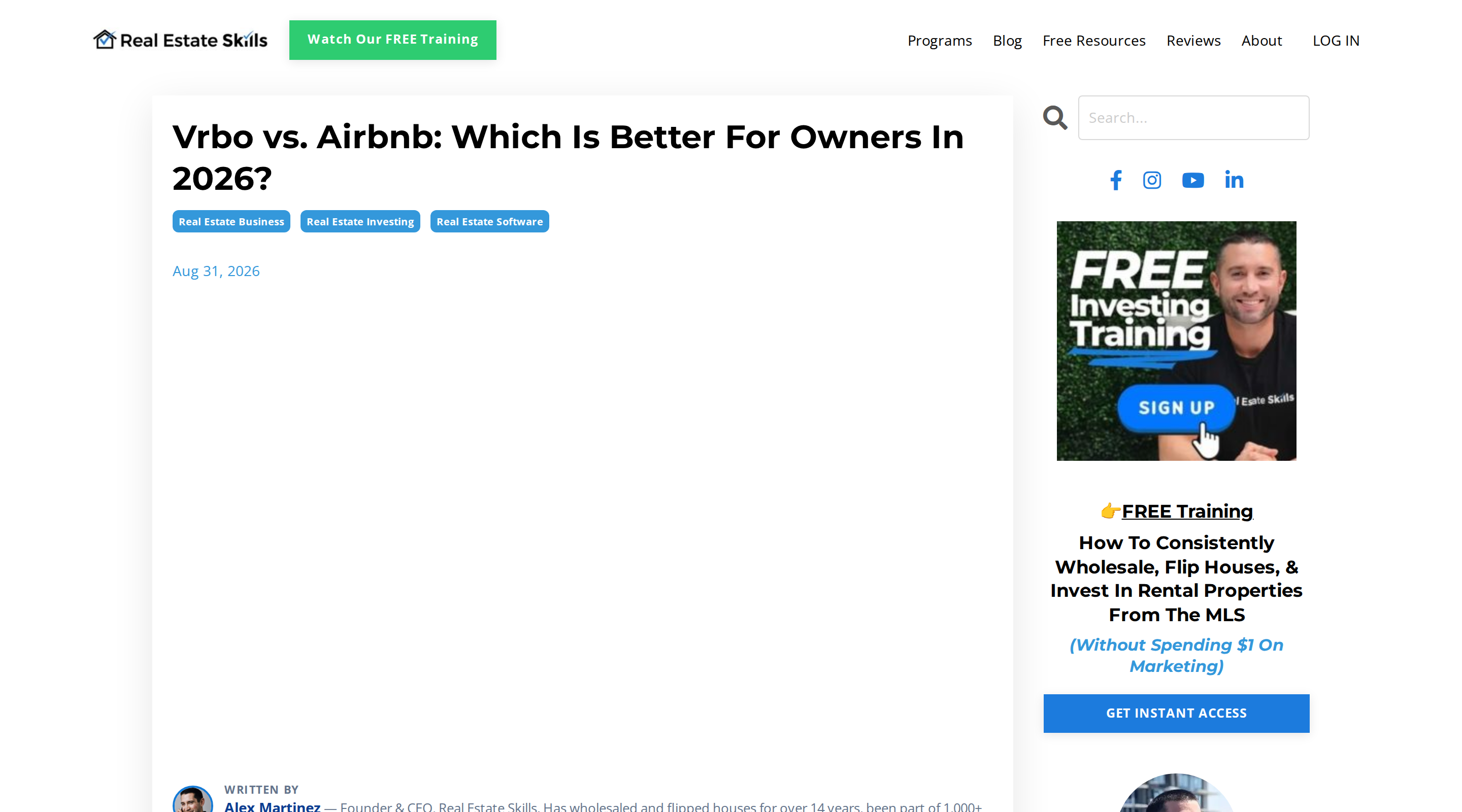 Independent comparison article weighing Vrbo against Airbnb for property owners