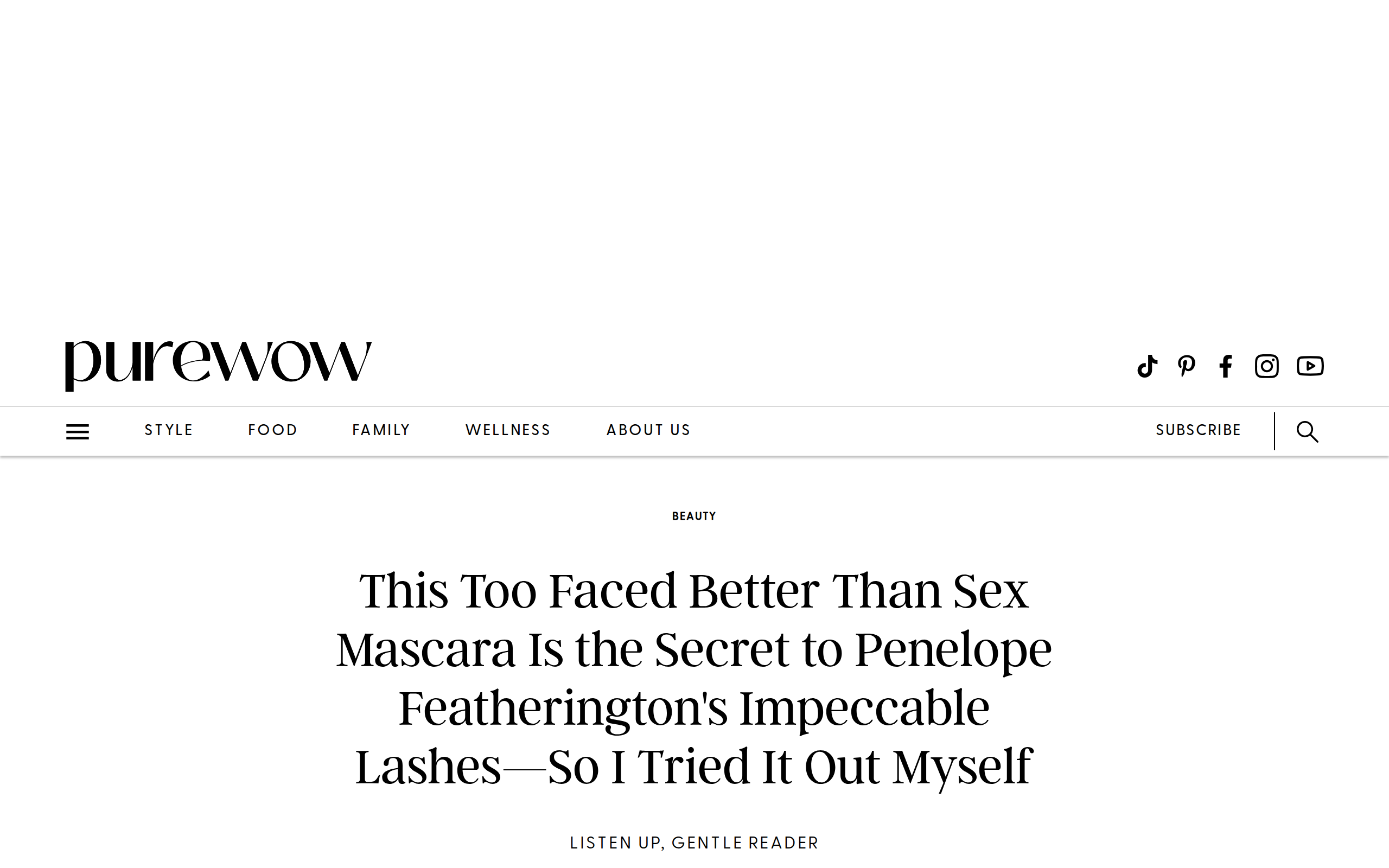 PureWow's review of Better Than Sex mascara
