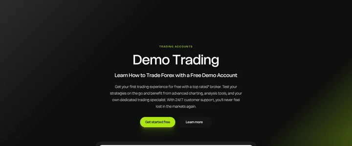 Global Prime demo trading dashboard showing expired demo accounts with balance and fund details