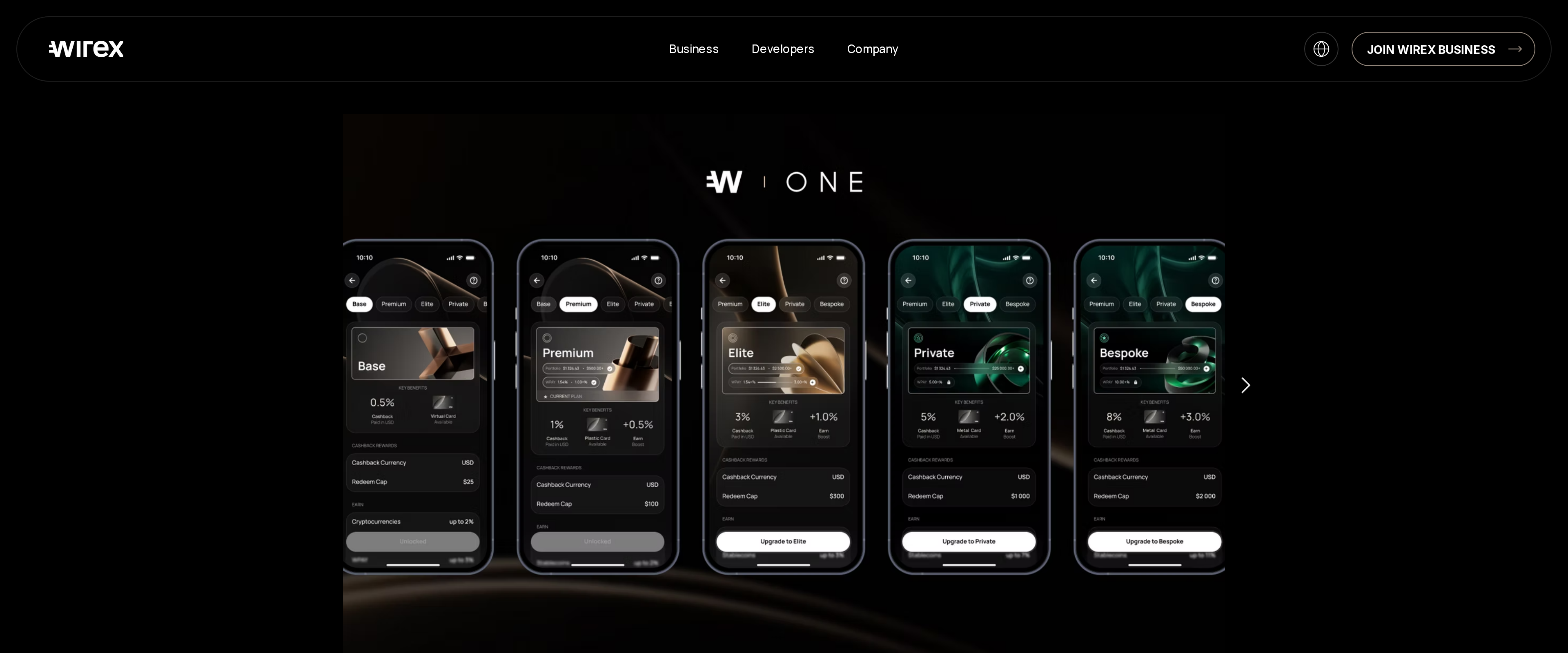 Wirex's blog page prompting existing Wirex App users to join Wirex One